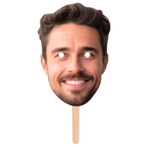 Caretas personalizadas con palo 2