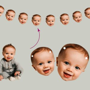 Banderines personalizados con tu cara